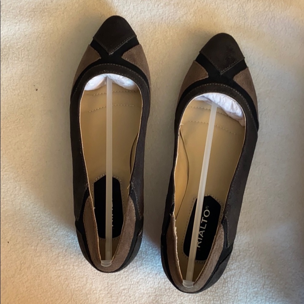 Rialto Adora Shoes Black/Grey Size 8, new in box